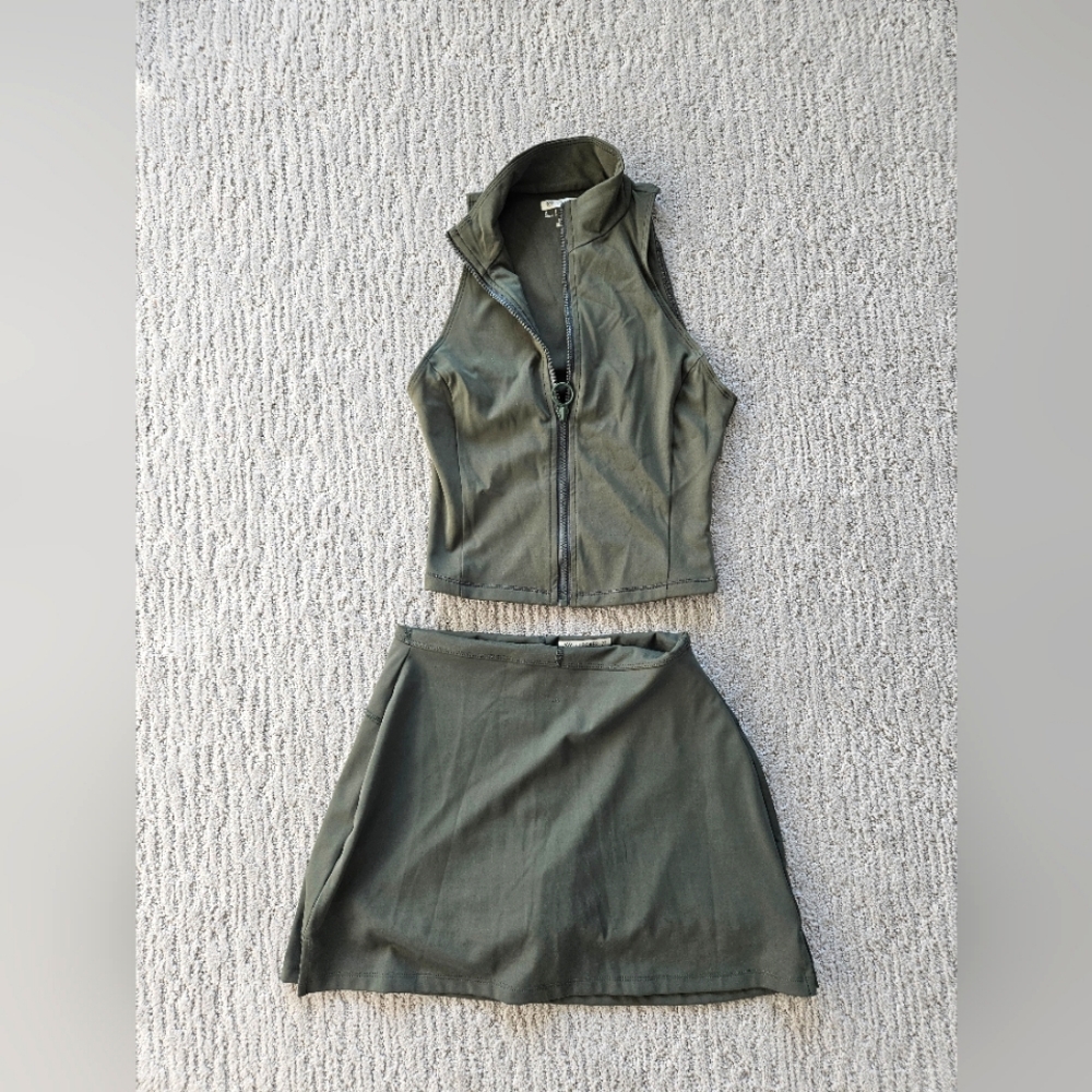 Forever 21 Two Piece Set Green